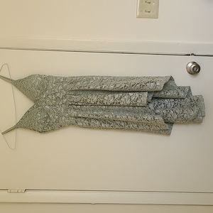 Lily Rose - Light Green Lace High Low Dress